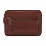 Multi pocket Laptop Pouch - Chocolate Brown