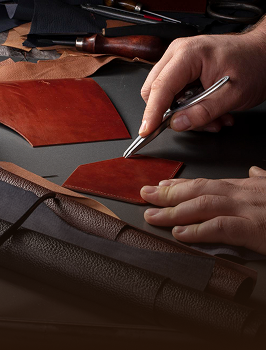 Carefully selected leather
